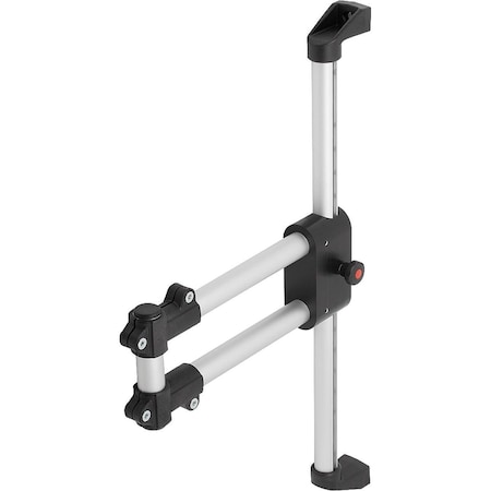Kipp Monitor Bracket Support Arm Double, Thermoplastic, Height-Adjustable, Comp:Aluminum K1510.3014